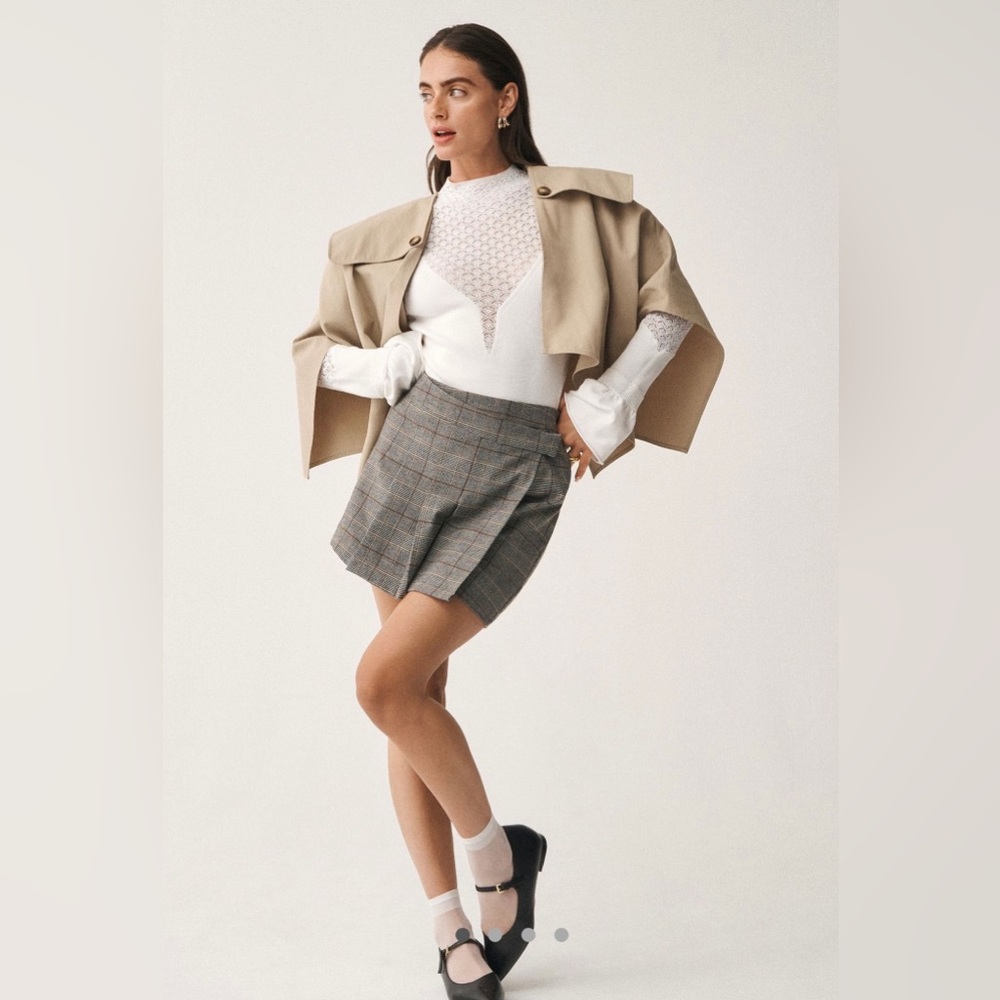 Anthropologie Mixed-lace Turtleneck Sweater - Picture 3 of 5